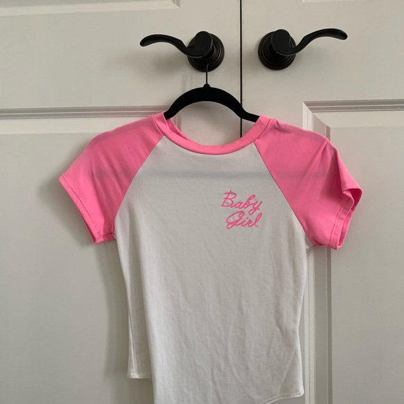 SET OF 2 NEON TEES ( body suit and mesh crop top) - Picture 4 of 5